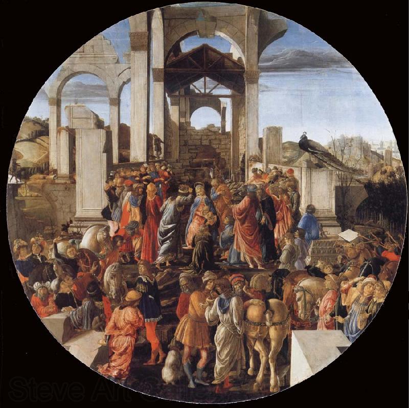 Sandro Botticelli The Adoration of the Kings France oil painting art
